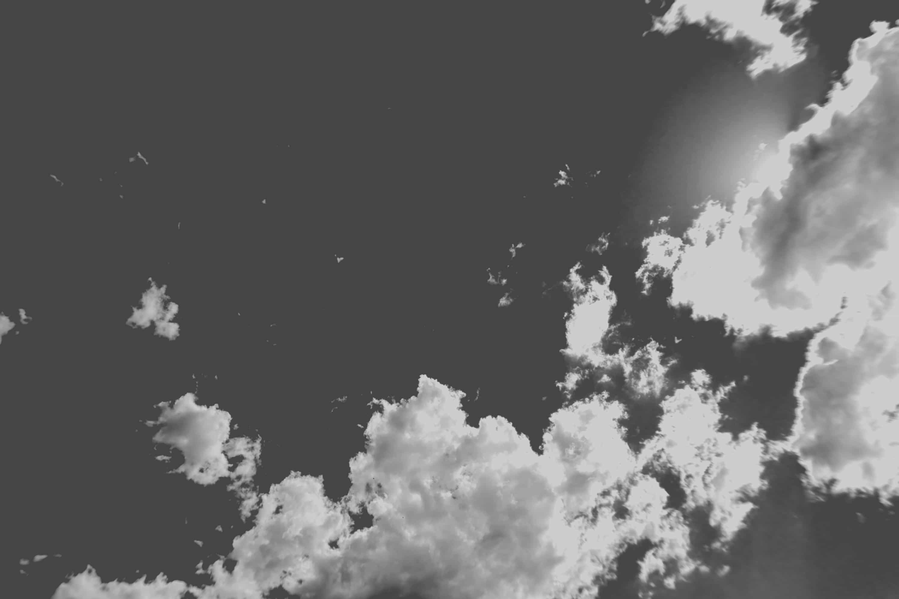 the sky with some clouds